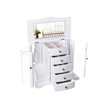 Großer Schmuck-Organizer Weiß