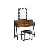 Industrie-Design Schminktisch mit Hocker